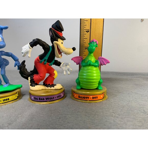 Kuzco 2000 Flik 1998 Big Bad Wolf 1933 Elliott 1977 Disney Collectible Figures S - Picture 10 of 12